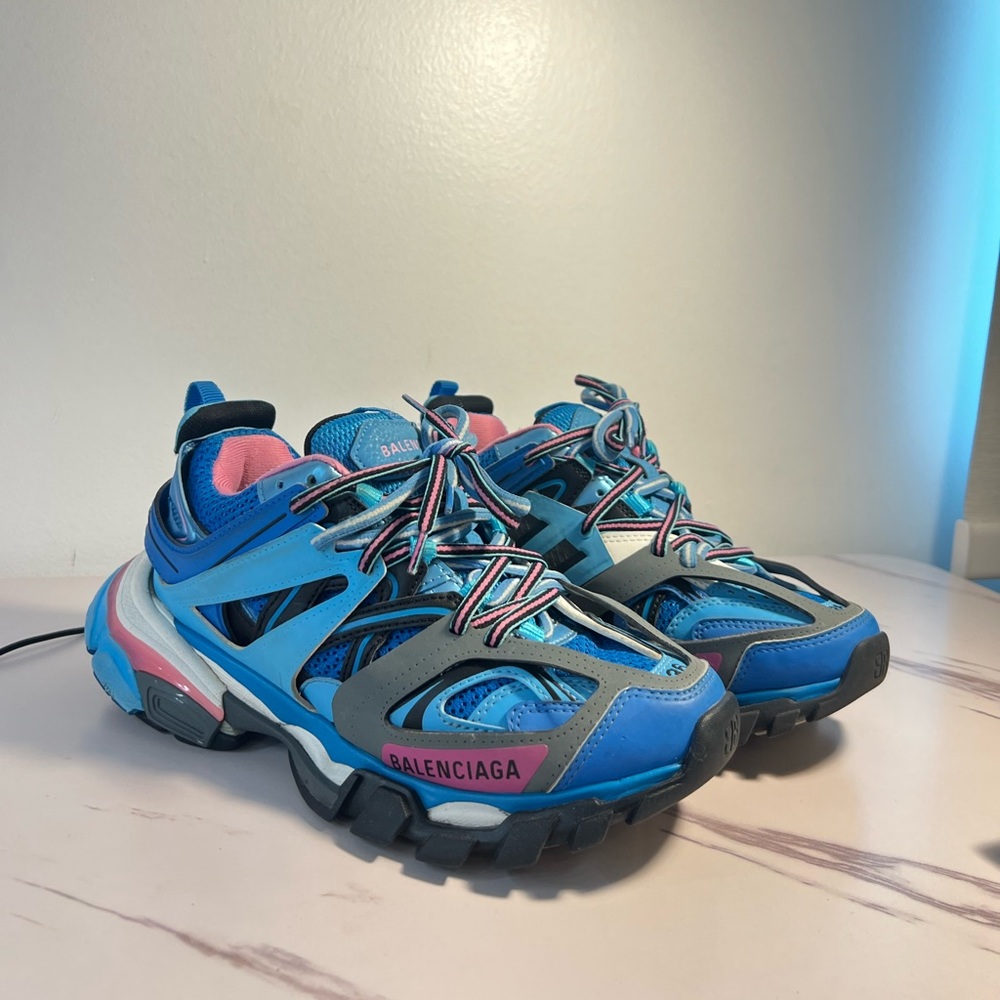 Balenciaga Track Runner Sneakers Blue